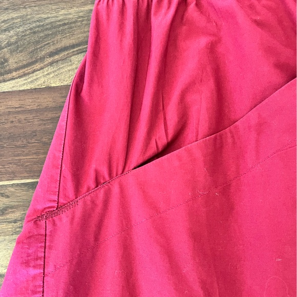Berlin boutique skirt or pull up dress in red with patchwork accents - Picture 13 of 16